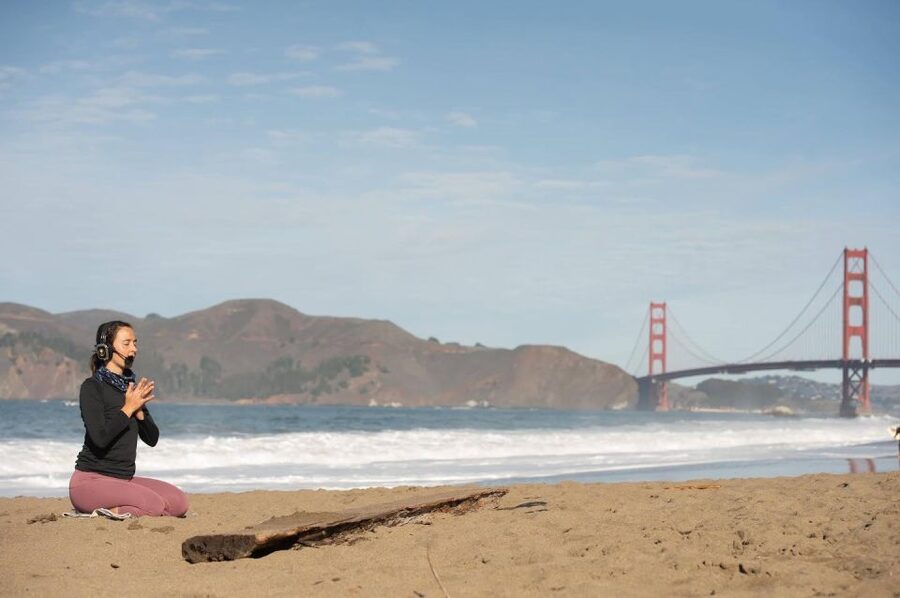 San Francisco: Silent Disco Yoga at Baker Beach - Who this is for (and who might not love it)