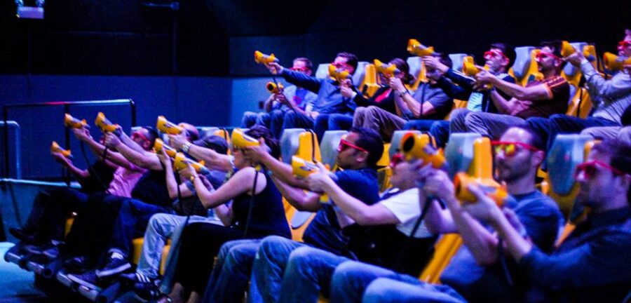 San Francisco: The Flyer & 7D Experience Combo - The Flyer: safety video, jetway theatrics, and 3D flight over SF