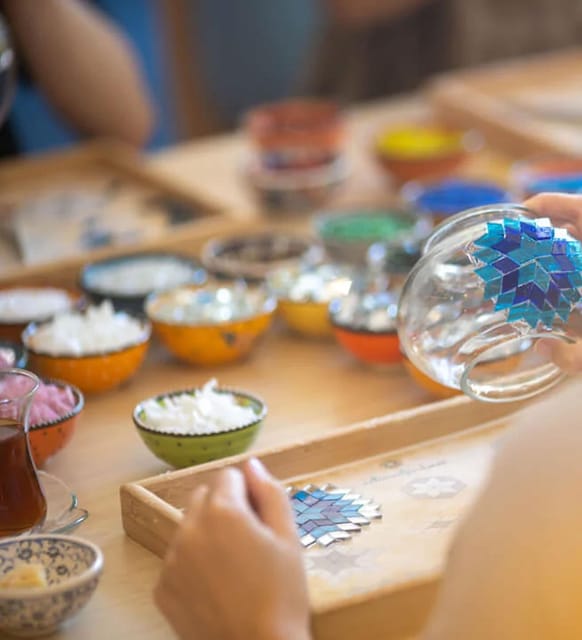 San Francisco: Turkish Mosaic Lamp Workshop - From Template to Lamp: Tile-Style Mosaics and Bead Placement
