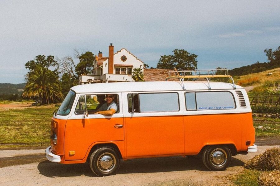 San Fransisco: Vintage VW Bus Wine Country Tour Small Group - Three Sonoma wineries plus a certified organic wine cave tour