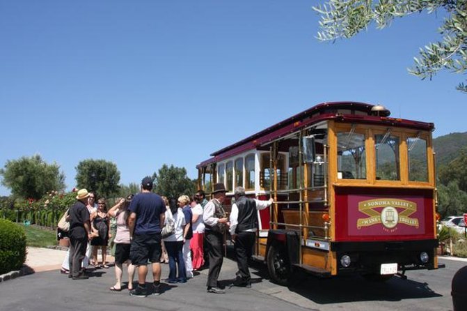 Sonoma Valley Open Air Wine Trolley Tour - Price and value: $135 is the transportation and hosting, tastings are extra