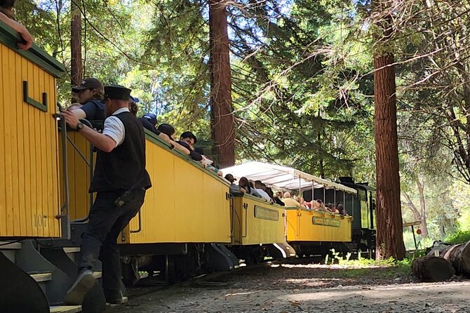 Train Ride Adventure through Mother Natures Giant Redwoods Park - Santa Cruz first stop: quick wildlife spotting in a short window