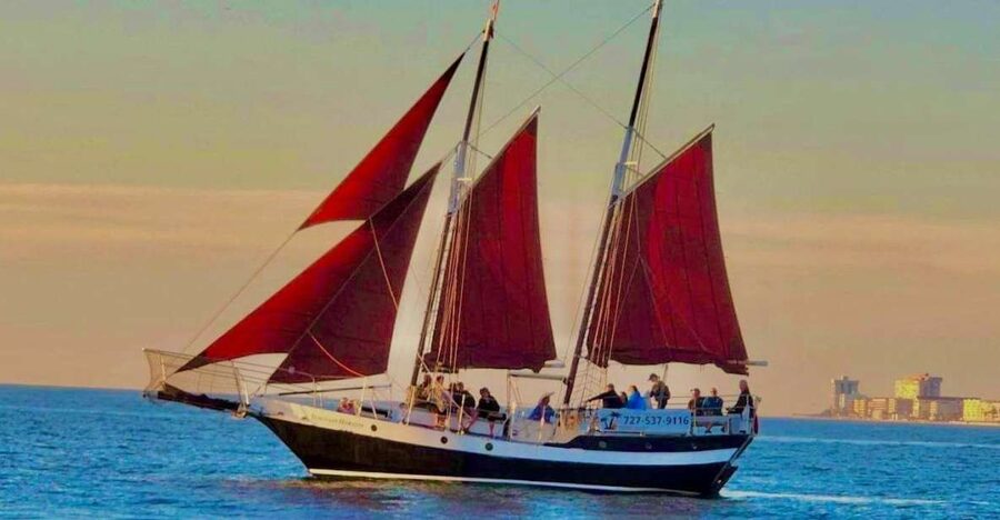Treasure Island, FL: Suncoast Sailing Day & Sunset Cruise - The route: Boca Ciega Bay, John’s Pass, and onward to the Gulf