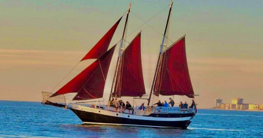 Treasure Island, FL: Suncoast Sailing Day & Sunset Cruise - How the 150 minutes flow during the sunset cruise