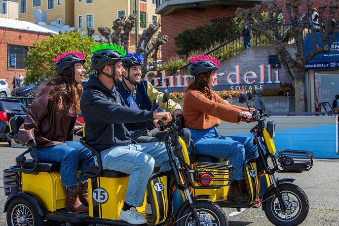 Wharf to Golden Gate Bridge - GoRide Electric Scooter Rentals - Price and Value: It’s Rental-Per-Scooter, Not Per Person