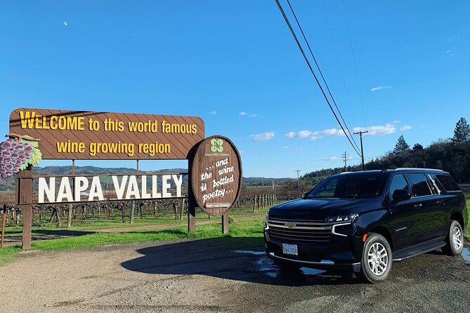Winery and Vineyard Transportation in Luxury Full Size Black SUV - Key Things to Know Before You Go